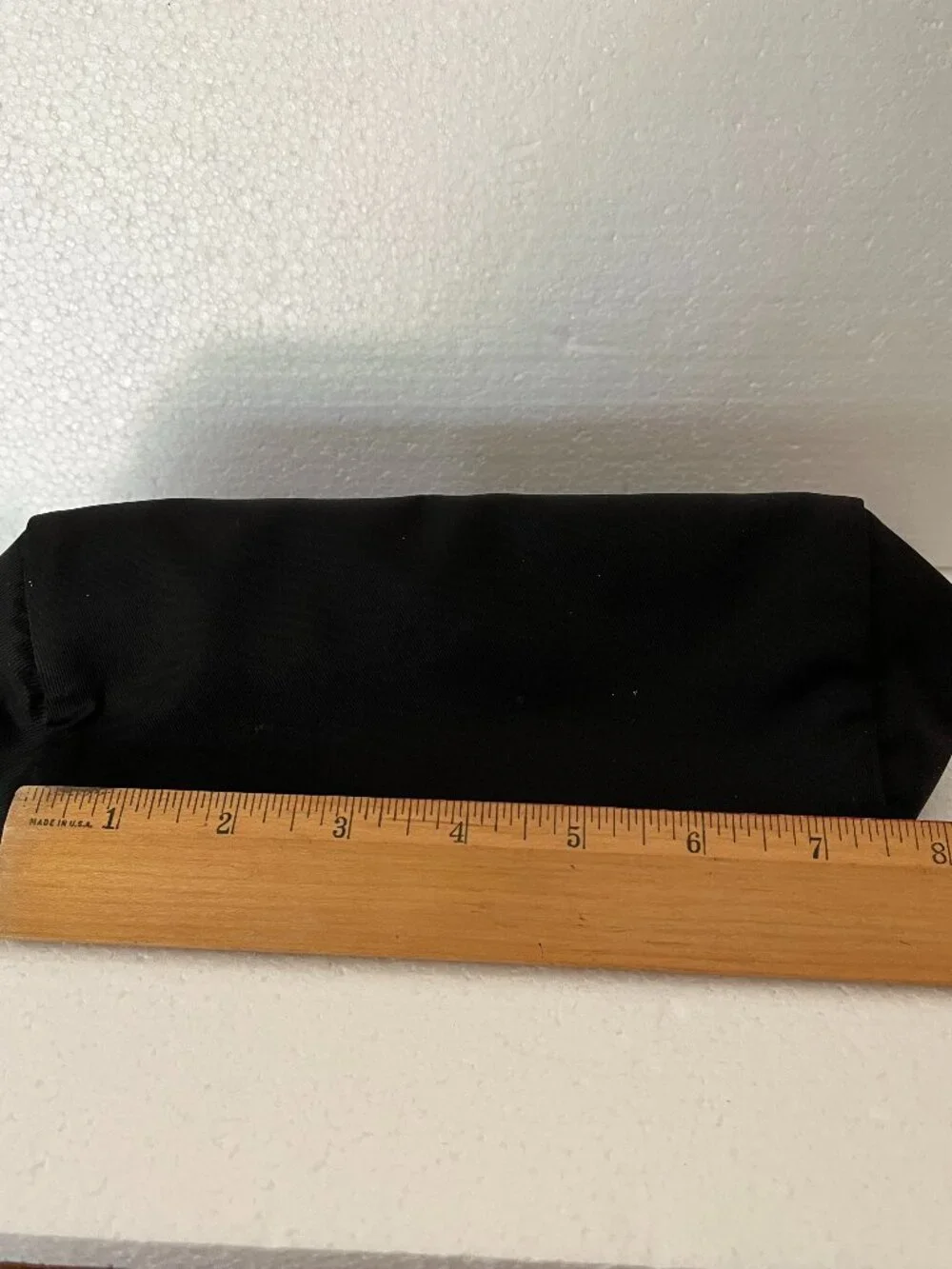Prada Black Nylon Wristlet Pouch Authentic